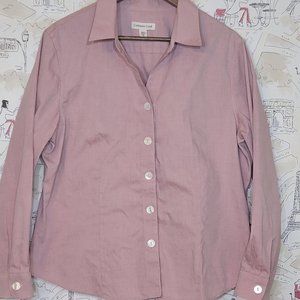 Pink PXL Coldwater Creek long-sleeved button up shirt